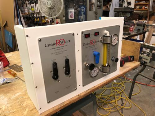 Cruise RO water makers are modular for ease of installation, made of readily sourced components (nothing proprietary), and put out a lot of water. In short, they're a great value.